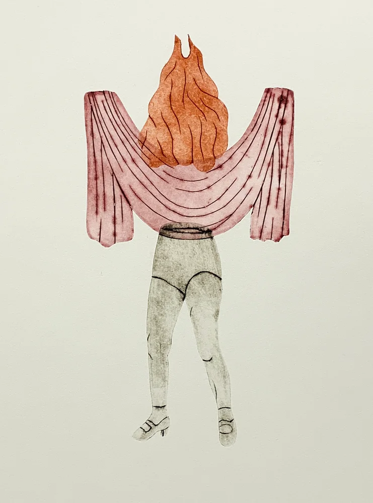 Art print - Trying to hide 1 - Taller Creatiu Creativama